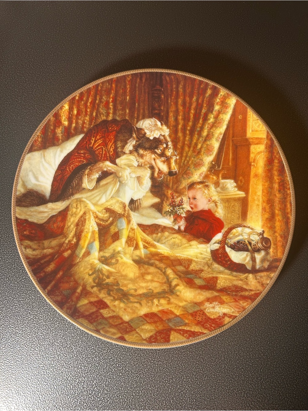 Vintage1991 Knowles "Little Red Riding Hood" Classic Fairy Tales Collector Plate
